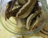 Tejszínes 🍶 gombamártás 🍄 szárított gombából recept fázis 1 fotója