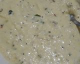 A picture of step 3 of Instant Rava idli with chutney.