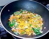 A picture of step 3 of Aloo Chop.