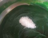 A picture of step 3 of Banana leaf halwa.