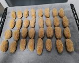 A picture of step 7 of Dairy-Free, Gluten-Free Chicken Croquettes.