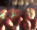 A picture of step 5 of Whole Roasted Chicken With Potatoes and vegetables:.