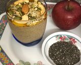 A picture of step 9 of Blended Apple Chia Pudding.