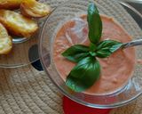 Sült paradicsomos- mascarponés krémleves szárított paradicsomos sajtchipsszel recept fázis 3 fotója