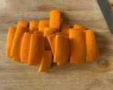 A picture of step 4 of Chocolate and Orange Candies (Orangettes).