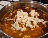 Karfiol "gulyás" recept fázis 3 fotója