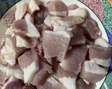 รูปขั้นตอนการทำที่ 2 ของ แกงคั่วส้มท้อน(กระท้อน)กับหมูสามชั้น