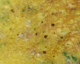 A picture of step 2 of Besan cheela.