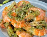 Foto langkah ke 4 dari resep Udang cabe hijau.