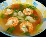 Hình bước làm 2 của món Canh cà chua cá thác lác tôm nõn