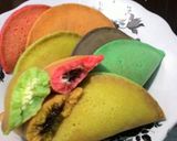 Foto langkah ke 9 dari resep Martabak lenggang/martabak lipat RAINBOW anti gagal KEKINIAN.
