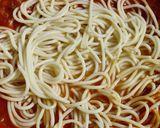 A picture of step 7 of Vegetable Spaghetti.