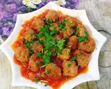 Hình bước làm 7 của món Thịt viên sốt cà chua