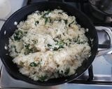 Párolt rizs spenóttal és sajttal recept fázis 1 fotója