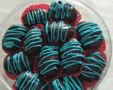 Foto langkah ke 4 dari resep Kurma Coklat isi Almond&Keju.