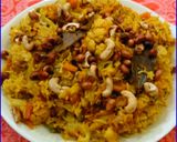 A picture of step 9 of Shahi dry fruit Pulaw.