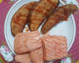 Salmon steak & kentang wedges #SeninSemangat langkah memasak 7 foto
