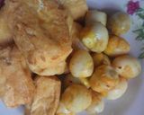 Foto langkah ke 1 dari resep Sawi putih, tahu, telur puyuh masak kari.