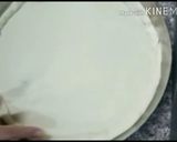 A picture of step 5 of Chicken fajitas pizza.