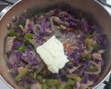 Foto del paso 3 de la receta: Zapallito, repollo y queso untable
