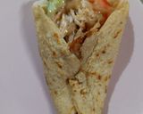 Foto langkah ke 3 dari resep Chicken Tortilla Oat Wrap.