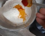 A picture of step 1 of Masala poori.