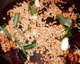 A picture of step 1 of Podi with Curry Leaves and Garlic / Gun Powder/ Dry Chutney.