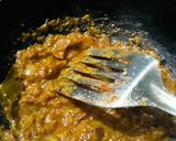 A picture of step 2 of Masala baby corn curry.