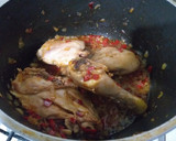 Foto del paso 2 de la receta: Risotto con pollo (arroz amarillo)
