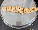A picture of step 5 of Crispy cheese paneer pinwheel.