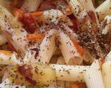 A picture of step 8 of Masala Egg Pasta.