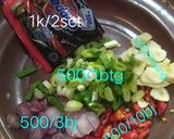 Foto langkah ke 2 dari resep Oseng menjes kecap.