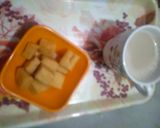 A picture of step 2 of Masala tea.