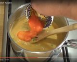 A picture of step 5 of Welsh rarebit.