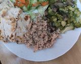 Foto del paso 3 de la receta: Pechuga asada con arroz y verduras