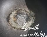 A picture of step 1 of Baghare Chawal or Leftover Tempered Rice.