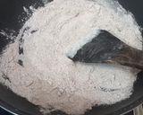 A picture of step 1 of Chikoo Ragi Halwa.