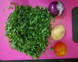 આલુ પાલક (Aloo palak Recipe in Gujarati) રેસીપી સ્ટેપ1ફોટો
