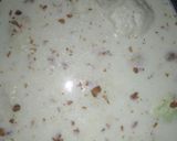 A picture of step 5 of Rasmlai cardamom.