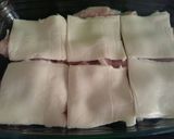 Foto del paso 3 de la receta: Pastel de pollo, jamón serrano, calabacín y quesos ✌