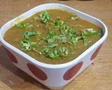 A picture of step 10 of Moong ki daal gosht(chicken)#sahri.