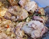 A picture of step 5 of Chicken soup when under the weather.