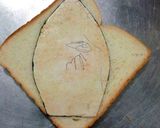 A picture of step 4 of 🌻Sun Flowers Sandwich🌻.