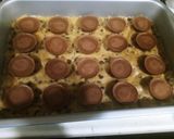 A picture of step 1 of Reese Cup Brookies.