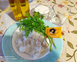 Foto del paso 1 de la receta: Tortillitas de bacalao con salsa a la Vizcaína