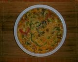 A picture of step 4 of Oven baked Veggie Omelet.