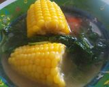 Foto langkah ke 7 dari resep Sup bayam pake kunci.