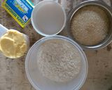 A picture of step 1 of Coconut cupcakes#localingredientcontest.