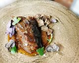 Foto del paso 11 de la receta: Carrilleras con mole, Robüchon de patata violeta y hongos