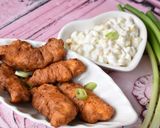 Csípős csirkemellcsíkok burgonyás panírban recept fázis 3 fotója